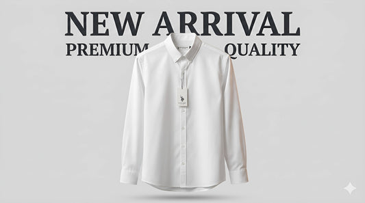 Men's white plain ling sleeve shirt.